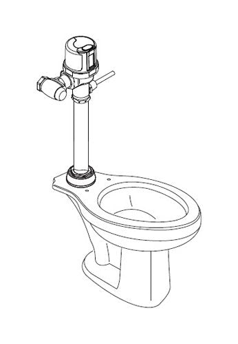 HYBRIDFLUSH Automatic ADA Low Consumption Flushing Check Valve - Image 3