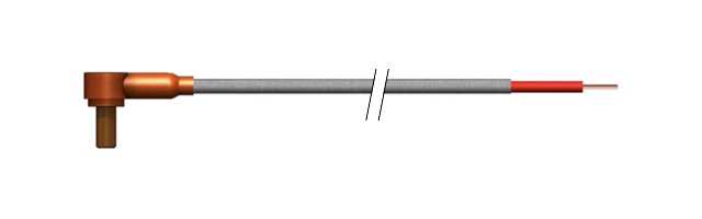High Voltage Ruggedized PeeWee Single Pin Connector 12-18 kVDC - Image 1