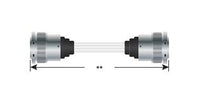 High Voltage Shielded Double Ended Plug Cable Assembly - 15 kVDC, 1807 Series