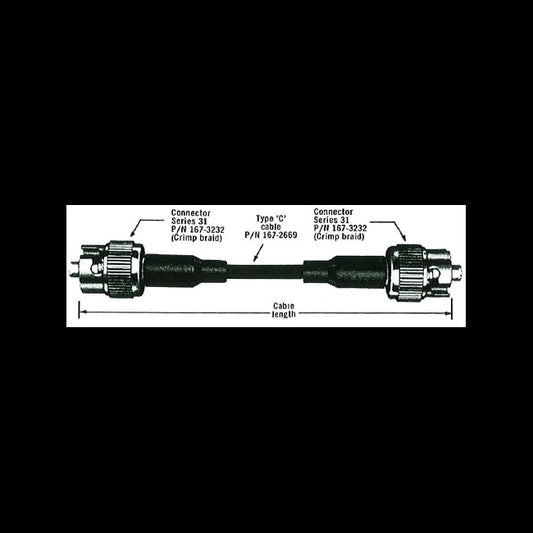 High Voltage Coaxial Cable Assembly - Image 1