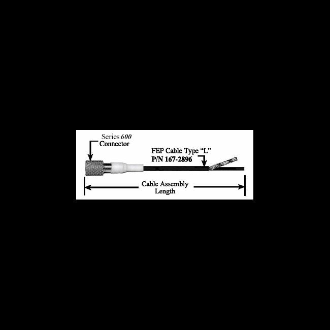 600 Series Single-Ended Cable Assembly - Image 1