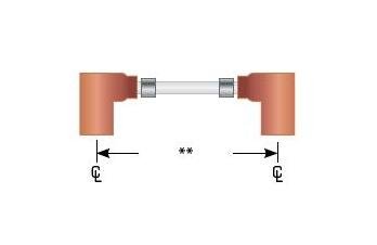 15kVDC Right Angle Double-Ended High Voltage SID Plug Cable Assembly - Image 1