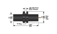 High Voltage Receptacle Sealed, Front Mount - Series 727