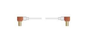 12 kVDC PeeWee Series Right Angle Plug Cable Assembly with NOMEX® - Image 1