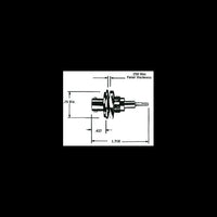 Round Flange Panel Connector for High Voltage Applications