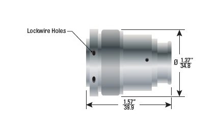 Teledyne Reynolds 1807 Series 7 Pin Threaded Shielded Plug Kit (15 kVDC) - Image 1