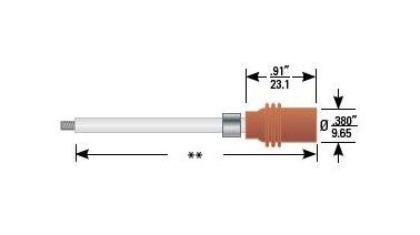 SID Series 15kVDC Straight Plug Cable Assembly - Image 1