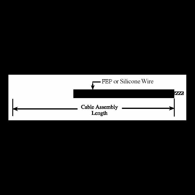 Series 720 Hi-Rel Single Pin Connector Cable Assembly - Image 1