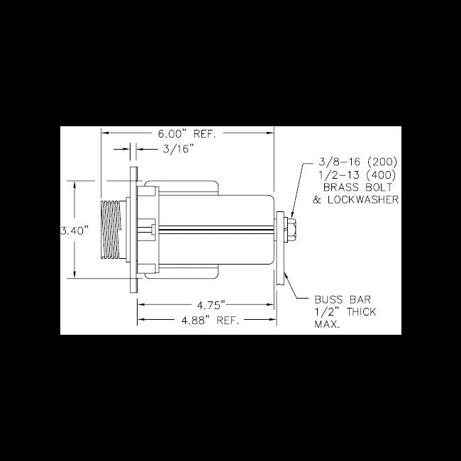 Rain Tight Safety Lock Panel, 200A Current Rating - Image 2