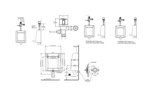 HYBRIDFLUSH Automatic Urinal Flush Valve - Image 2
