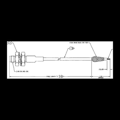 High Voltage Male Stub Cable Assembly - Image 1