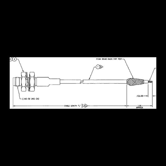 High Voltage Male Stub Cable Assembly - Image 1