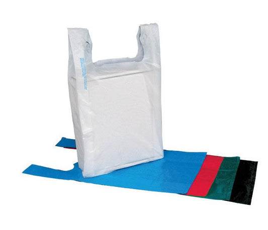 10-Inch White High-Density T-Shirt Material Storage Bag - Image 1