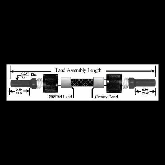 20 kVDC Shielded Double-Ended Plug Cable Assembly - Image 1