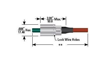 Maxxum Series Single Pin Shielded Cable Assembly - 25 kVDC - Image 1