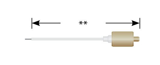 12 kVDC PeeWee Series Single-Ended Plug Cable Assembly - Image 1
