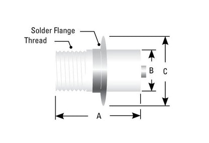 High Voltage Hermetic Ceramic-to-Metal Receptacle (Solder Flange) - Image 1