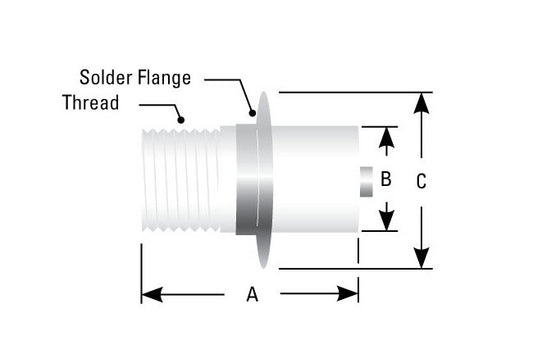 High Voltage Hermetic Ceramic-to-Metal Receptacle (Solder Flange) - Image 1