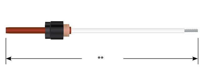 Series 727 Hi-Rel Single-Ended Cable Assembly - Image 1