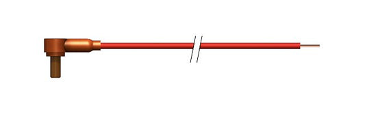 High Voltage Single Pin Connector - Ruggedized PeeWee Series - Image 1