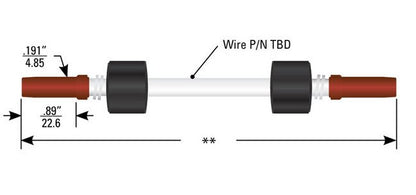 High Voltage Double-Ended Plug Cable Assembly - Image 1