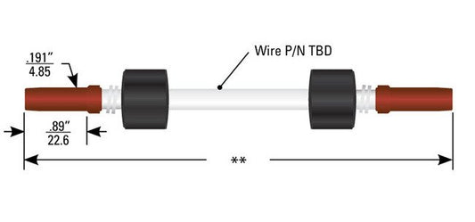 High Voltage Double-Ended Plug Cable Assembly - Image 1