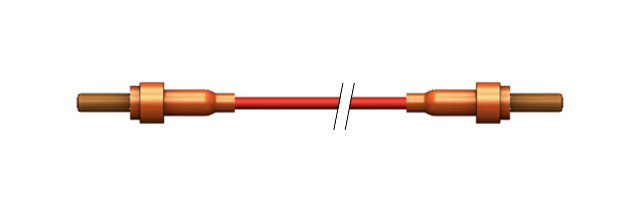 High Voltage Single Pin Connector - Ruggedized PeeWee Series - Image 1