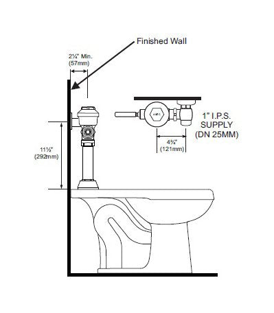 ADA Low Consumption Flushing Check Valve - MF-700-T16-2 - Image 2