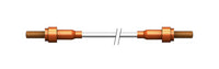 12-18 kVDC Ruggedized PeeWee High Voltage Single Pin Connector