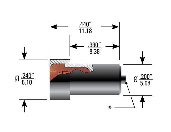 High Voltage Panel Connector, PeeWee Series - Image 1