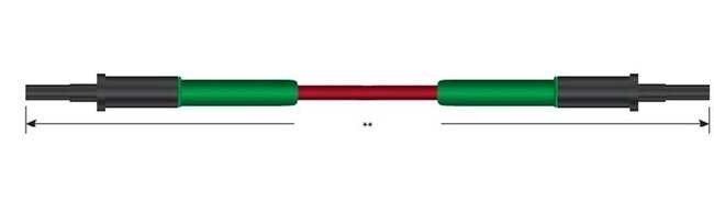 High Voltage Double-Ended Plug Cable Assembly - Hi/Mateâ¢ Series 13.5 kVDC - Image 1