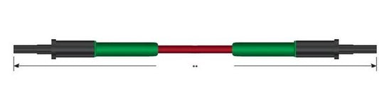 High Voltage Double-Ended Plug Cable Assembly - Hi/Mateâ¢ Series 13.5 kVDC - Image 1