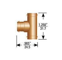 High Voltage Series 311 Cond. 3 'T' Adaptor Male-Male-Male