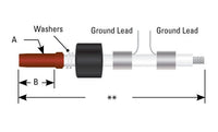 High Voltage Single Pin Connector Cable Assembly