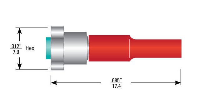 610 Series Shielded Hex Coupling Plug Kit - Image 1