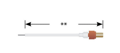 Teledyne Reynolds PeeWee Series 12 kVDC Plug Cable Assembly - Image 1
