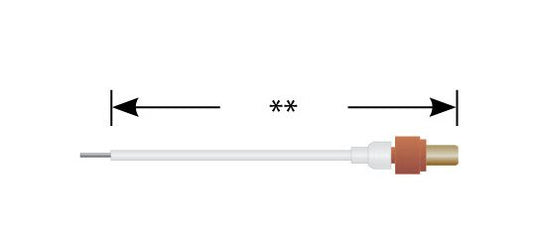 Teledyne Reynolds PeeWee Series 12 kVDC Plug Cable Assembly - Image 1