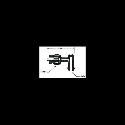 Right Angle Female Male Adapter - 6.5/15 kVDC Coaxial Connector Series - Image 1