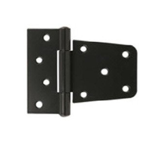 Steel Tee Hinges 3.5" Series 8008, Zinc Plate Black Finish - Image 1