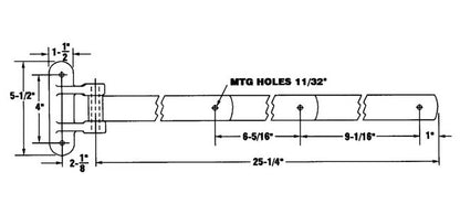 Heavy-Duty 26" Square Corner Hinge - Image 3