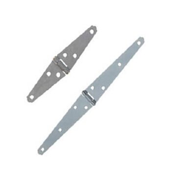6-Inch Steel Zinc Plated Strap Hinge - S14 Series - Image 1