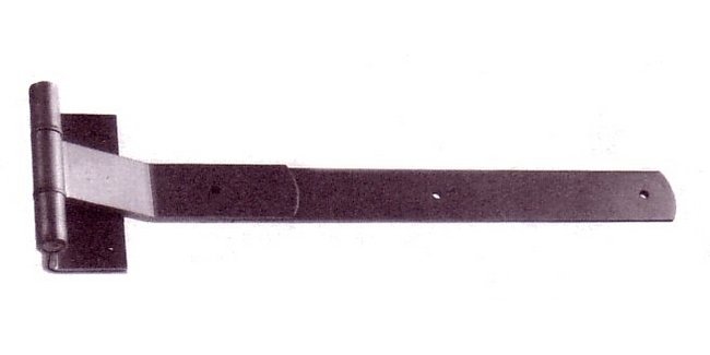 Heavy-Duty Trailer Door Hinge - 19", Zinc Plated - Image 1