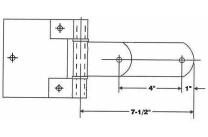 Heavy-Duty Stainless Steel Layered Truck Hinges - Image 2