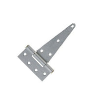 Tee Hinges - Series 8006 | 8-Inch Steel Zinc Plate - Pack of 2