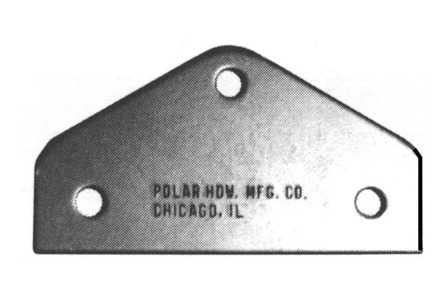 Embossed Steel Hinge 1/8 Inch - Image 1