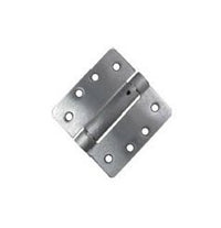Monroe 4x4 Spring Door Hinges, 1/4" Radius, Polished Bright Chrome