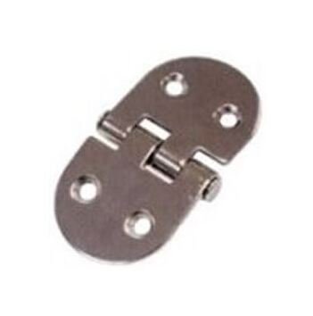 Electro-Polished Flush Mount Marine Hinges MMHFM1008 - 304L Stainless Steel - Image 1