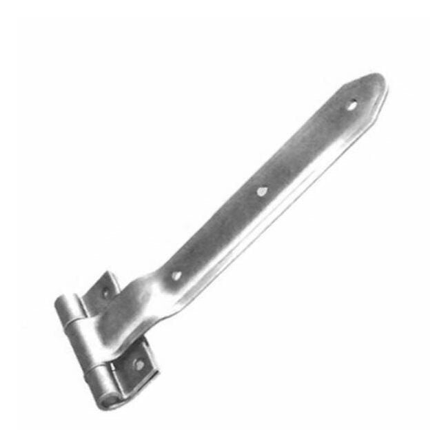 Heavy-Duty Steel Square Corner Hinge with Reverse Brackets - Image 1