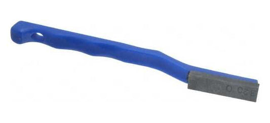 Extra Fine Boron Carbide Hand Hone - 320 Grit Blue Single-Ended - Image 1