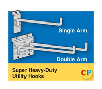 Super Heavy-Duty Single Arm Utility Hooks